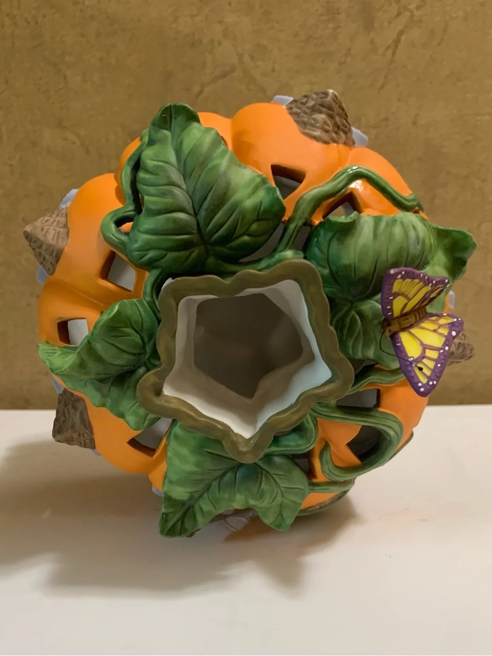 Partylite Harvest Pumpkin Tealight House Candle Holder P7316 NEW in Boxi - Picture 6 of 11